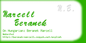 marcell beranek business card